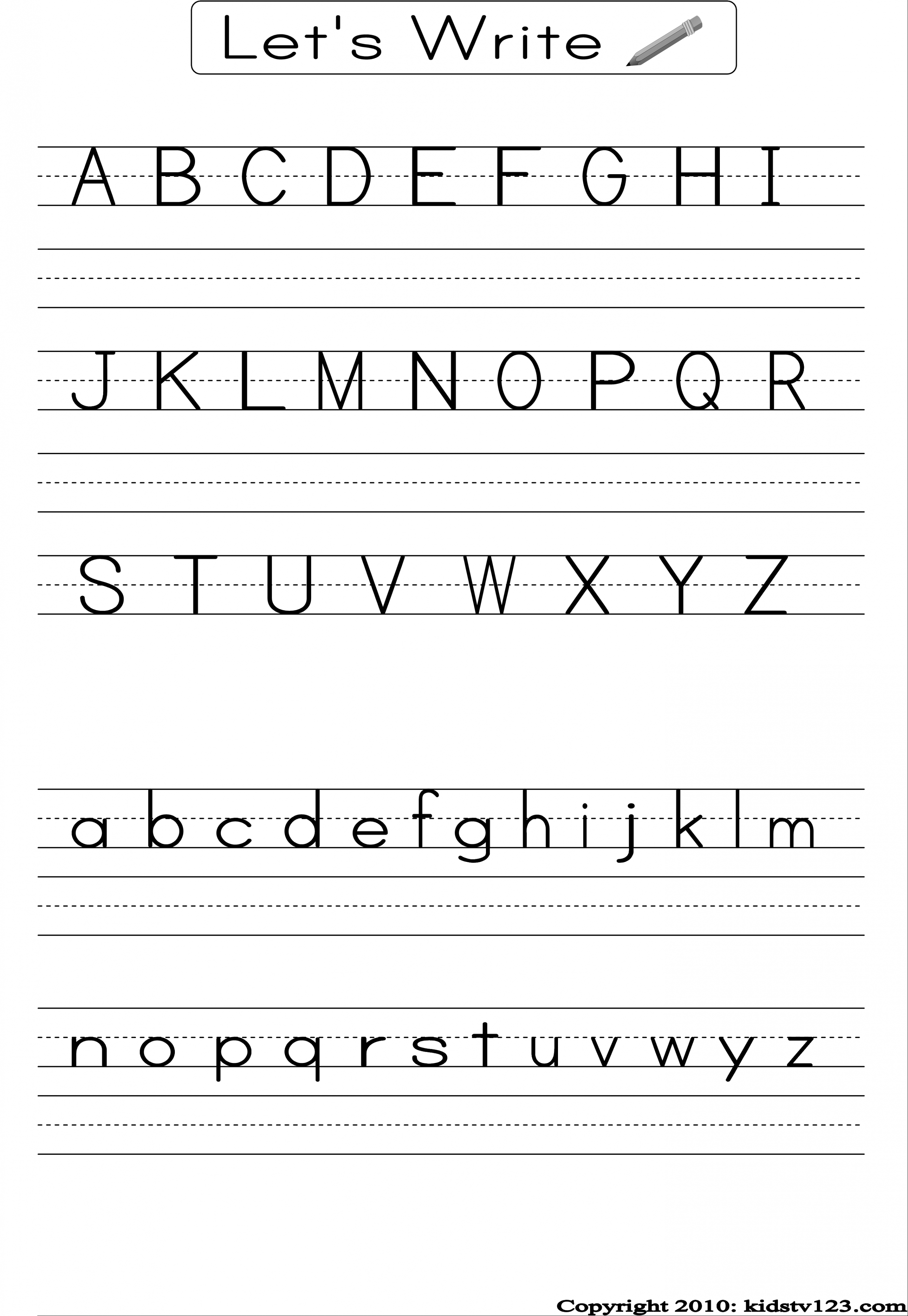 Alphabet writing practice, Writing practice, Writing practice