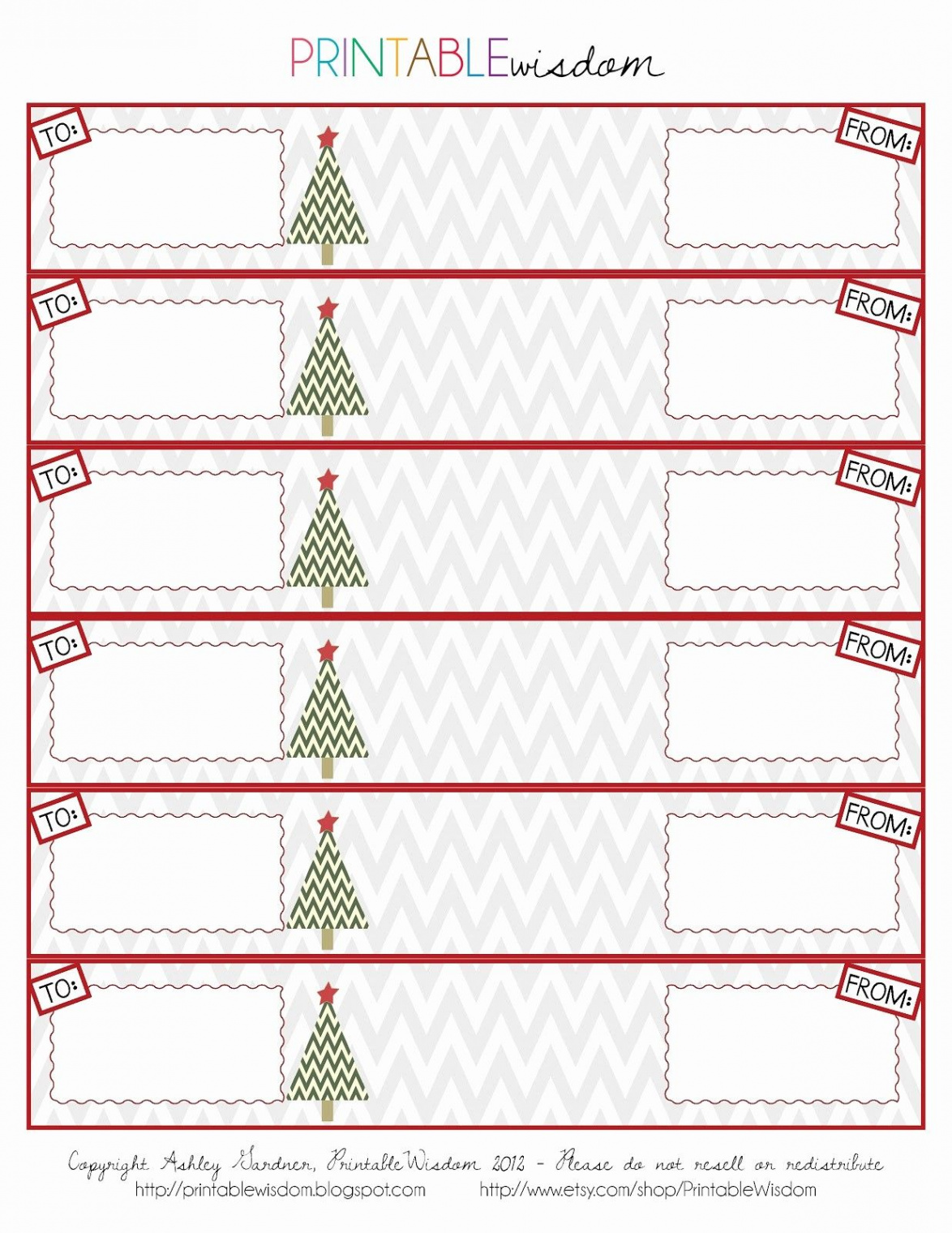 Beautiful Free Printable Christmas Address Labels – Happy Holidays