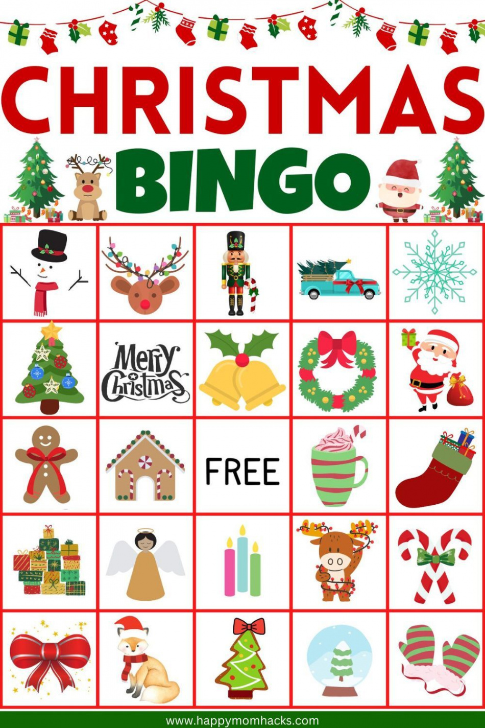 Best Free Christmas Bingo Ideas That You Can Print