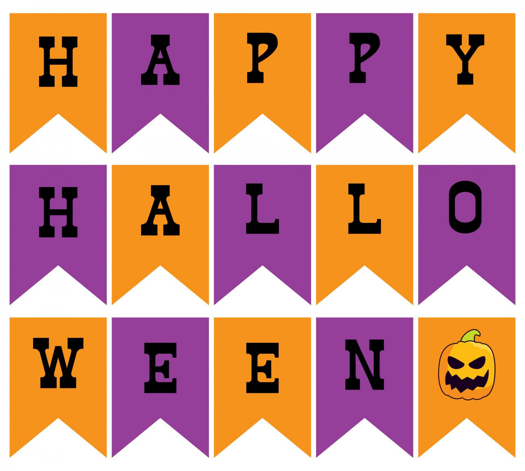 Best Halloween Printable Banners Letters for Free at Printablee