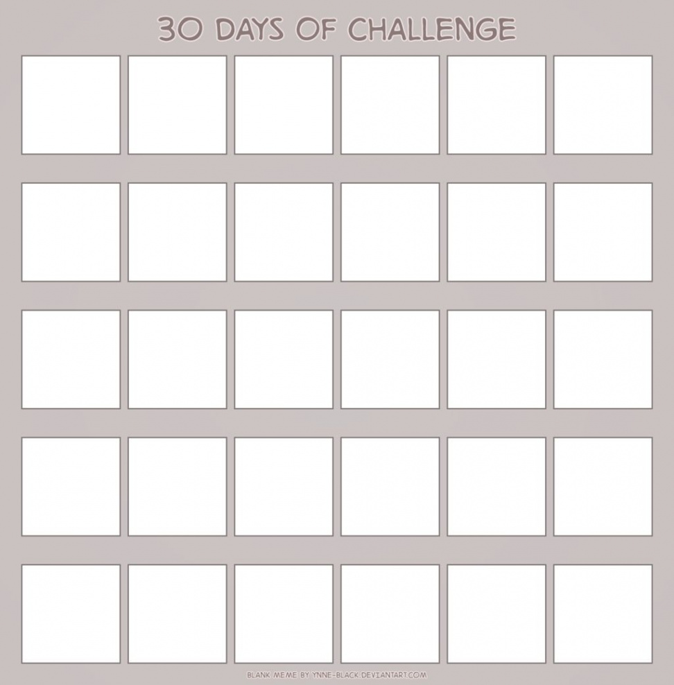 Blank  Day Calendar Template  Calendar template, Blank calendar