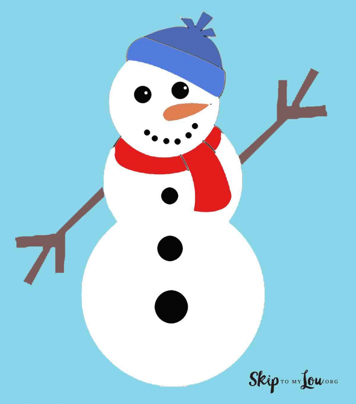 Build a Snowman Free Printable Activity  Skip To My Lou