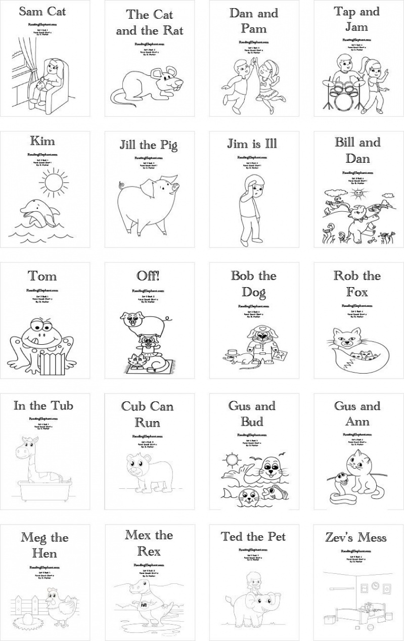 Bundle Special - Printable Phonics Books - Reading Elephant