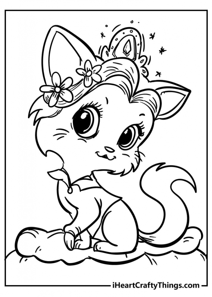 Cat Coloring Pages (% Free Printables)