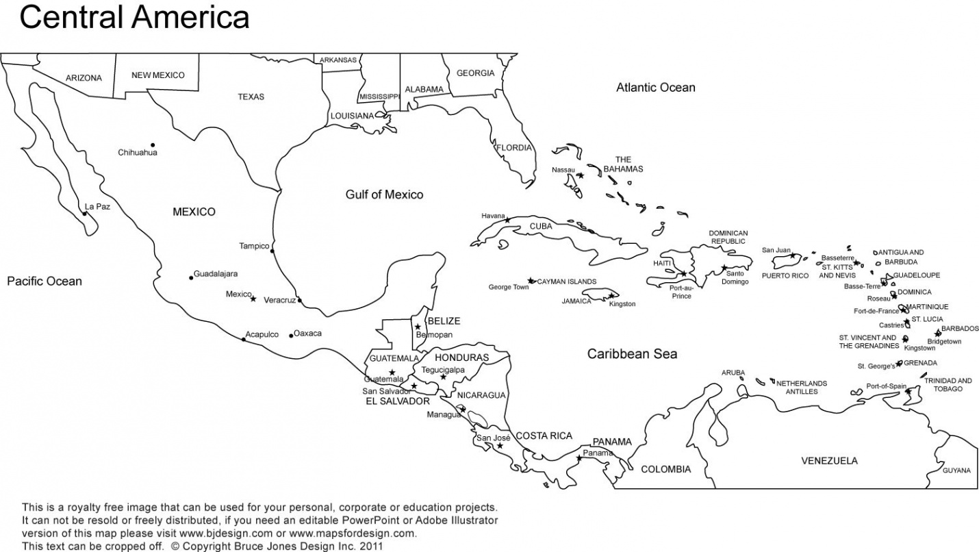 Central america map, Central america, America map