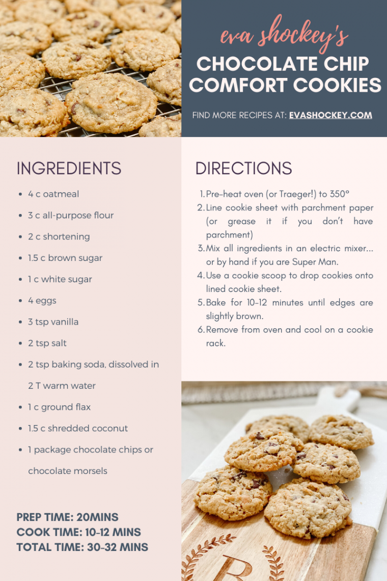 Chocolate Chip Comfort Cookies  Eva Shockey