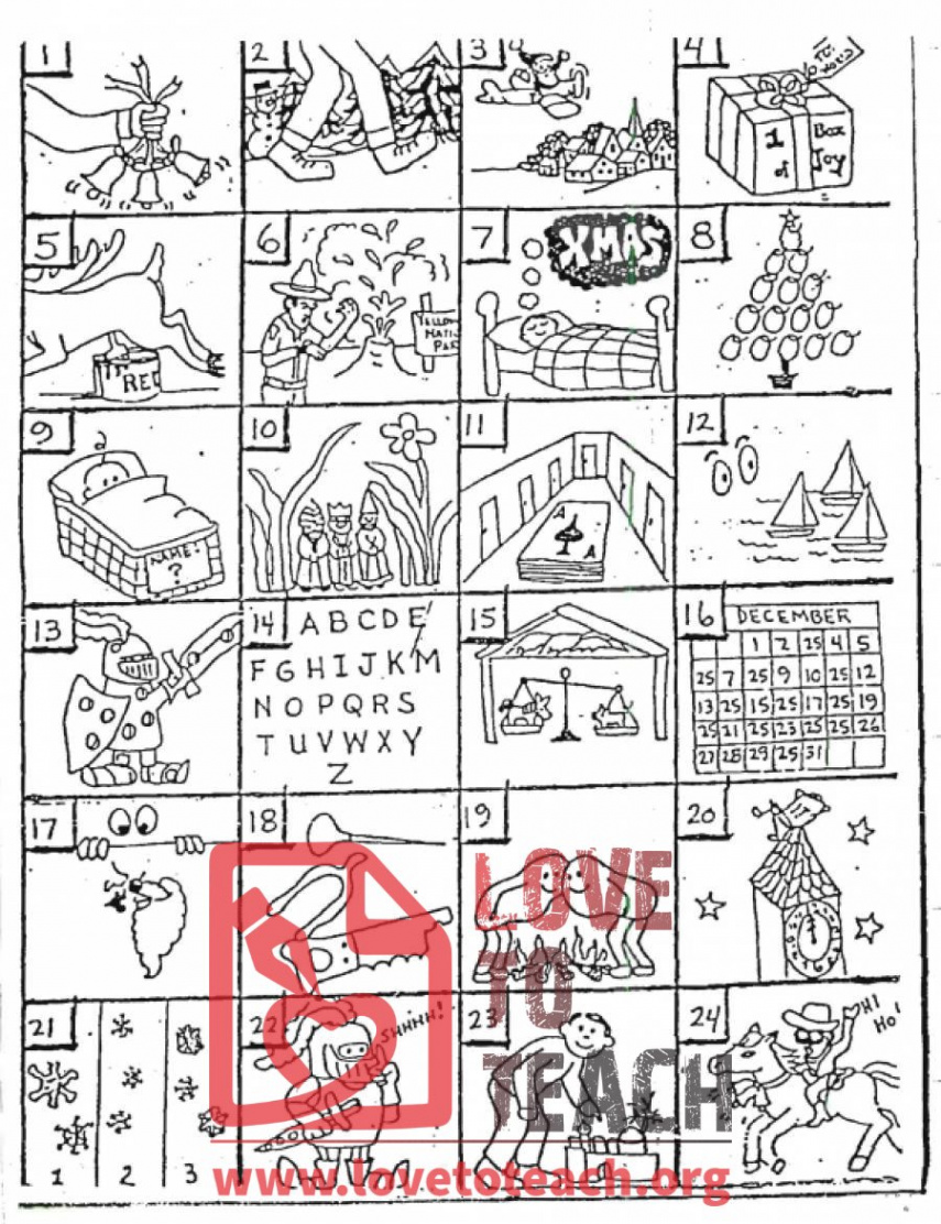 Christmas Rebus Puzzles (printable, with answers)  LoveToTeach