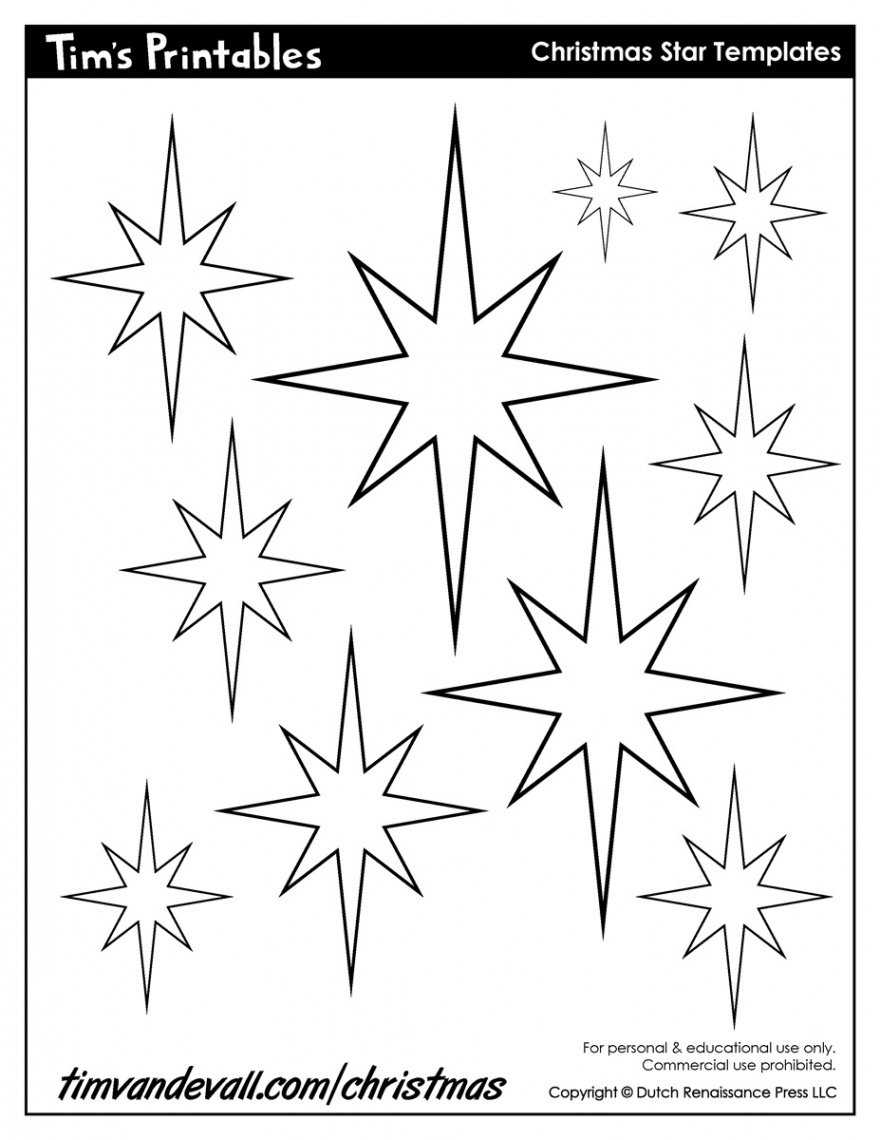 Christmas Star Template – Tim