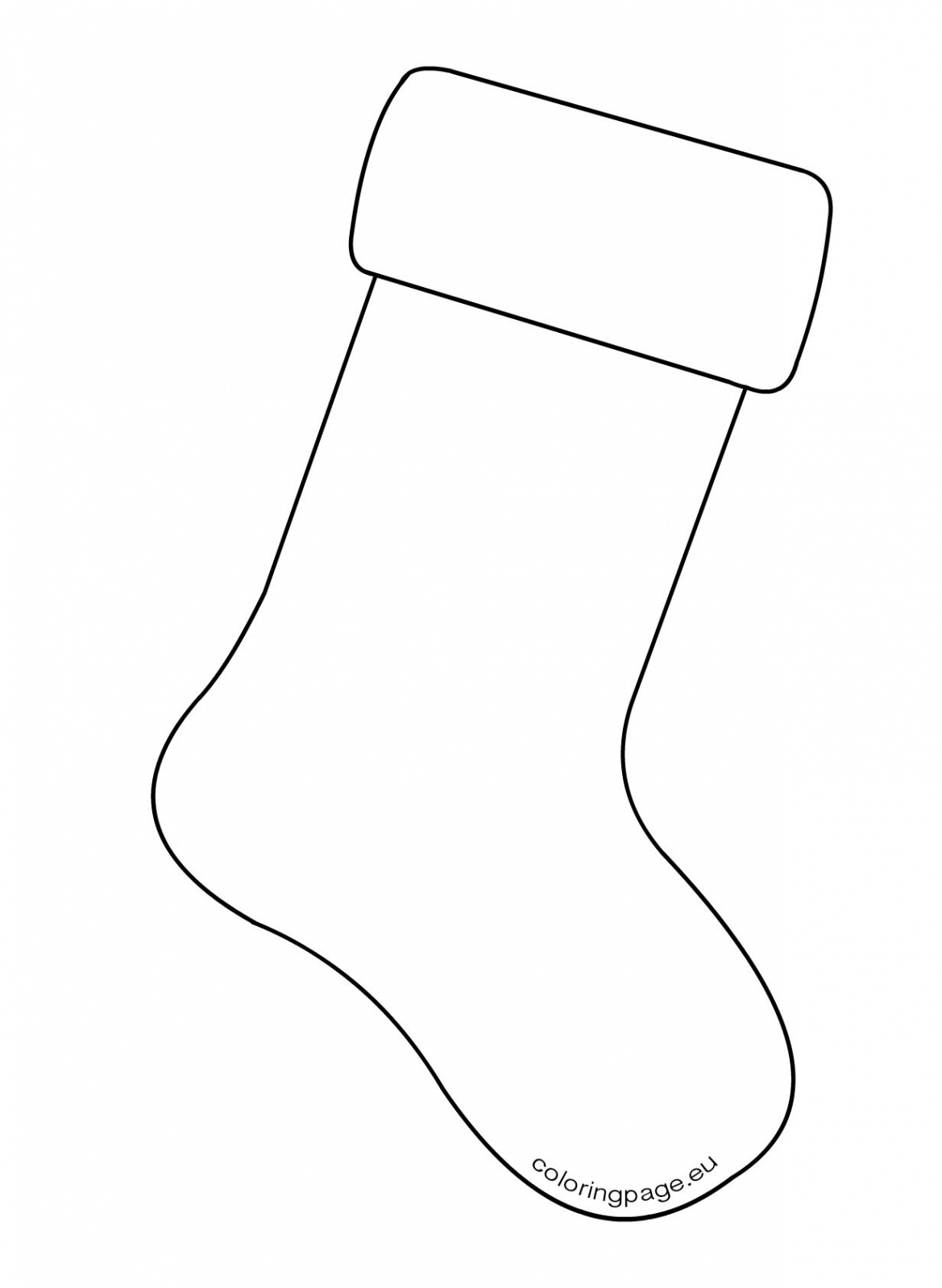 Christmas Stocking Template Large  Christmas stocking template