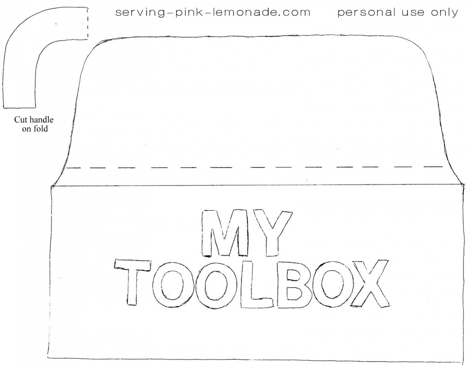 Did you make your felt tools yet? Ready for a toolbox ? The first