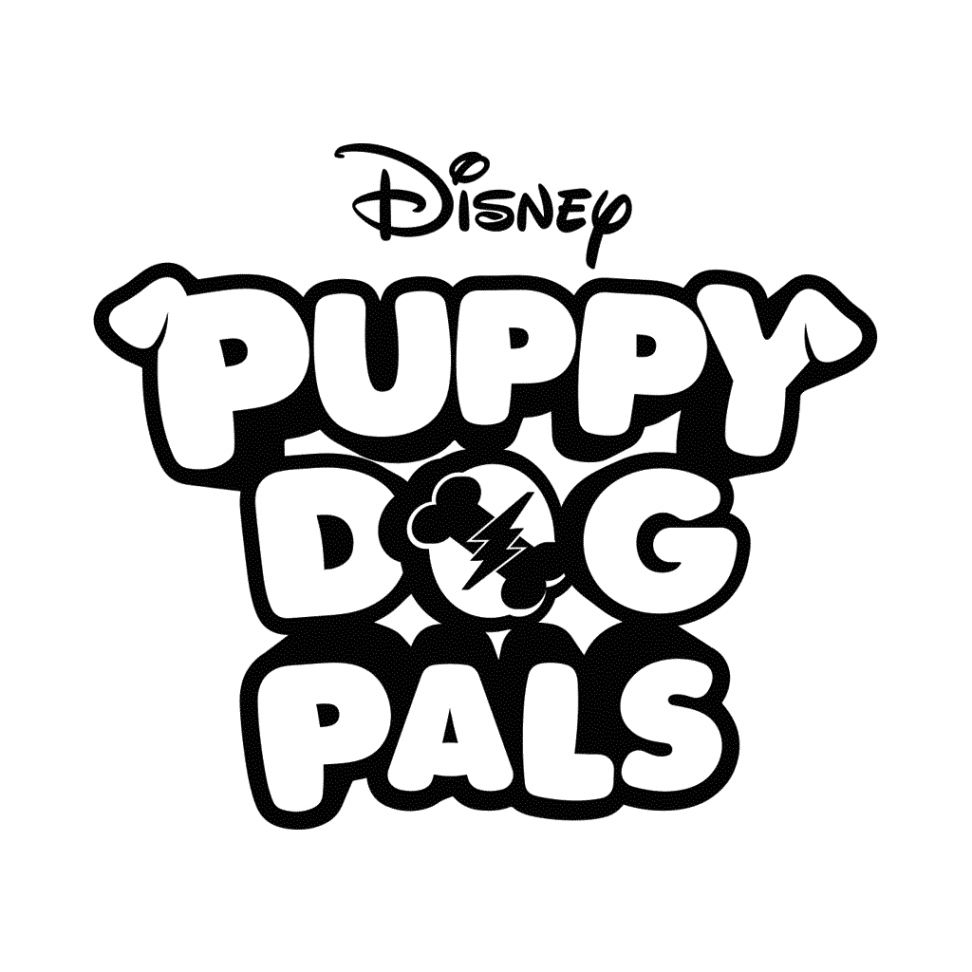 Disney Puppy Dog Pals Logo Coloring Page  Dogs and puppies