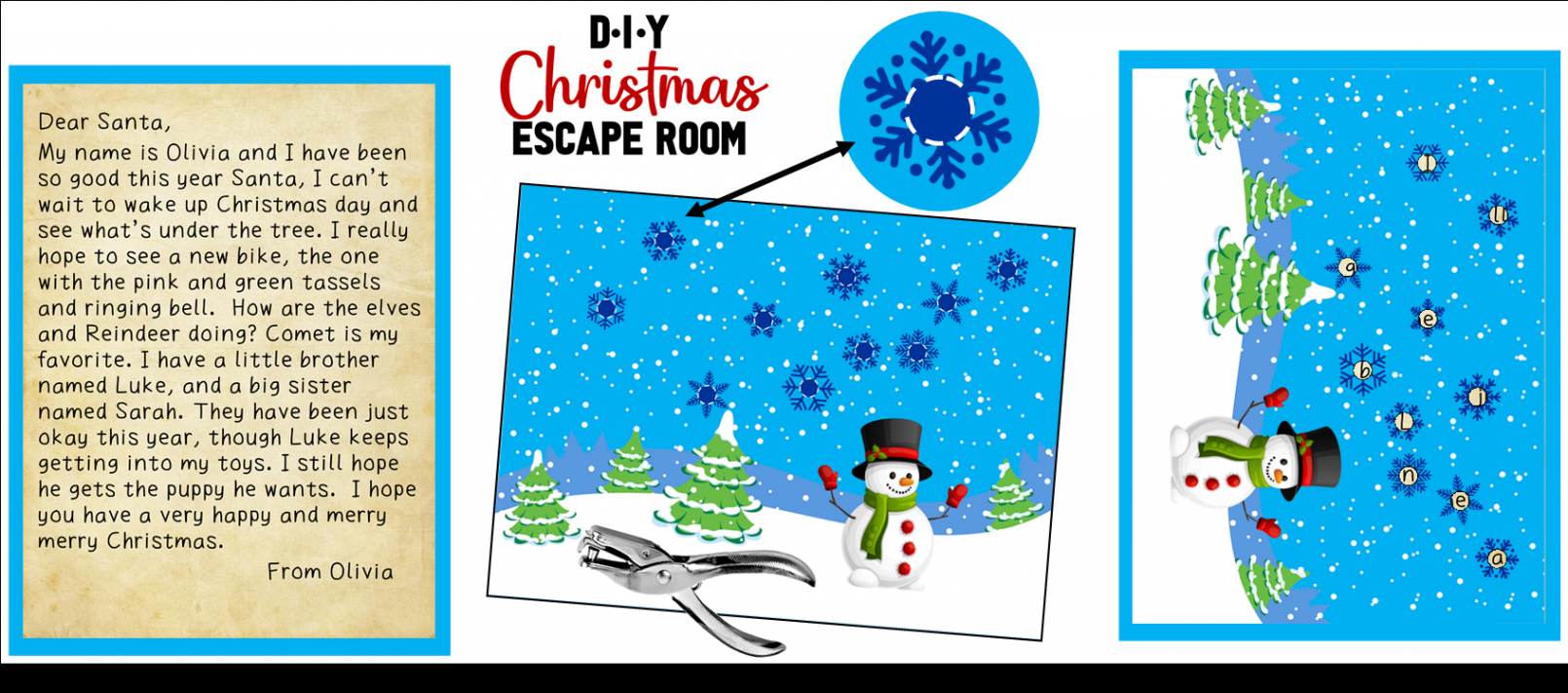 DIY Christmas Escape Room Plan - Step by Step Instructions!