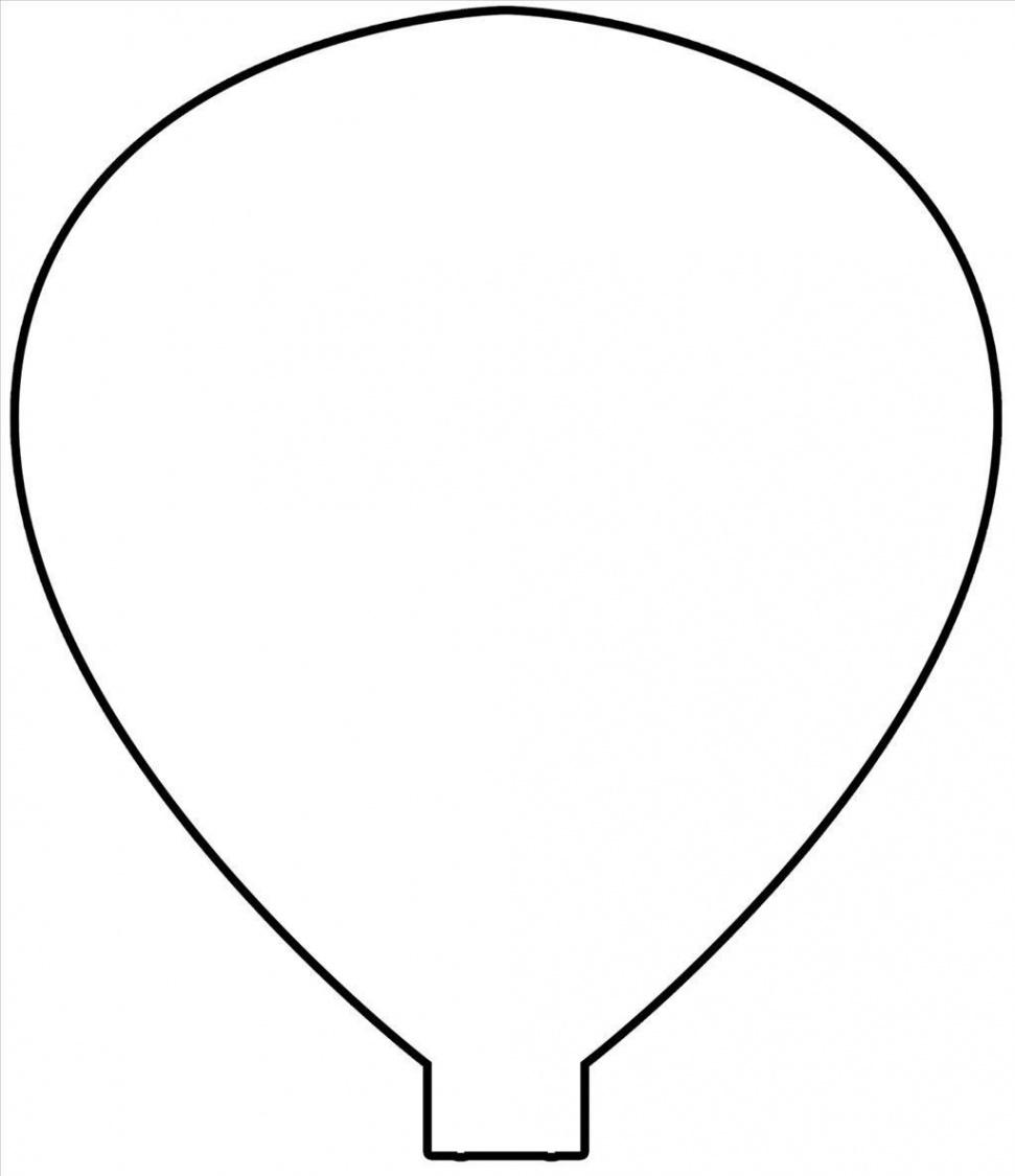 Diy Hot Air Balloons, Hot Air Balloon Craft, Balloon Template C