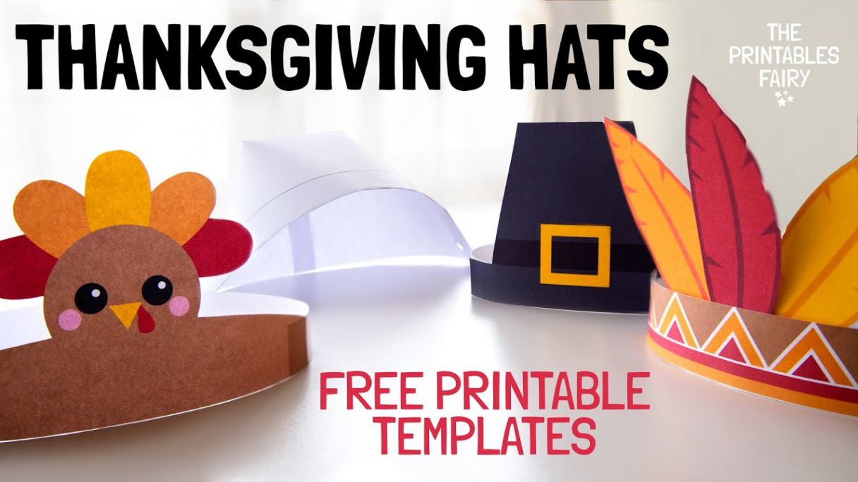 DIY Thanksgiving Hats for Kids - The Printables Fairy