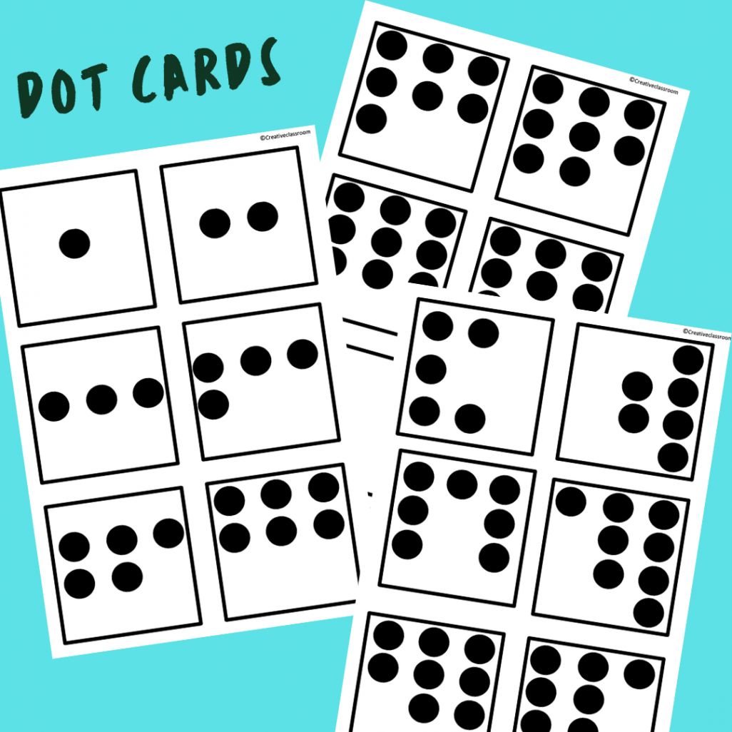 Dot cards -0 • Teacha!