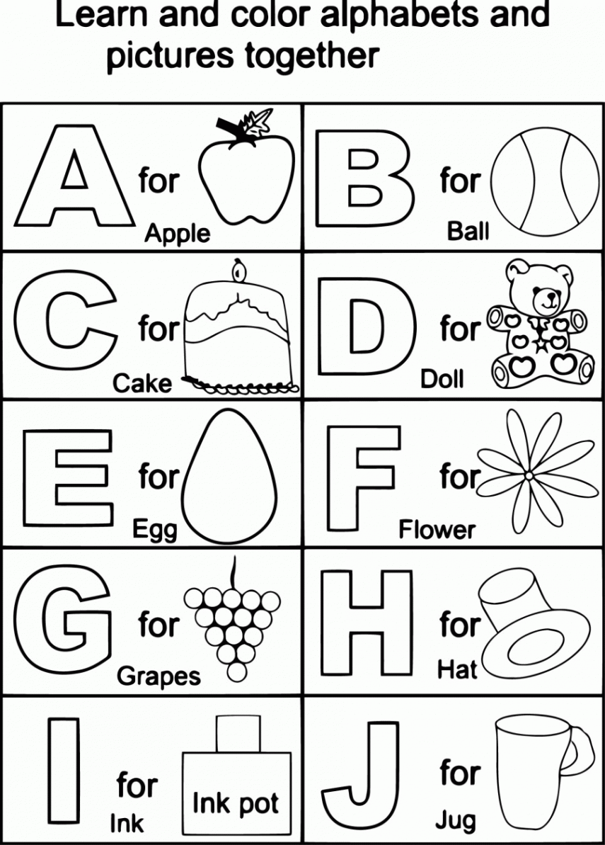 Download or print this amazing coloring page: Abc Coloring Page