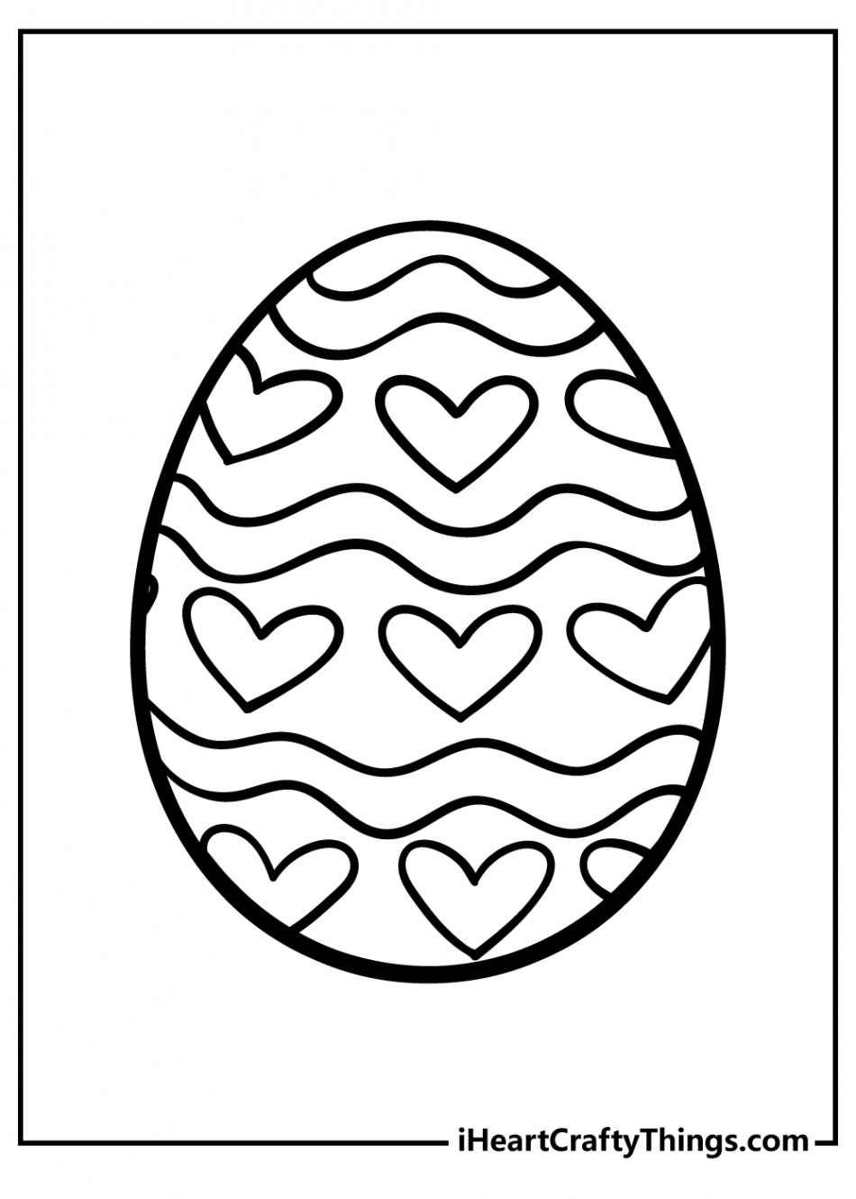 Easter Egg Coloring Pages (% Free Printables)