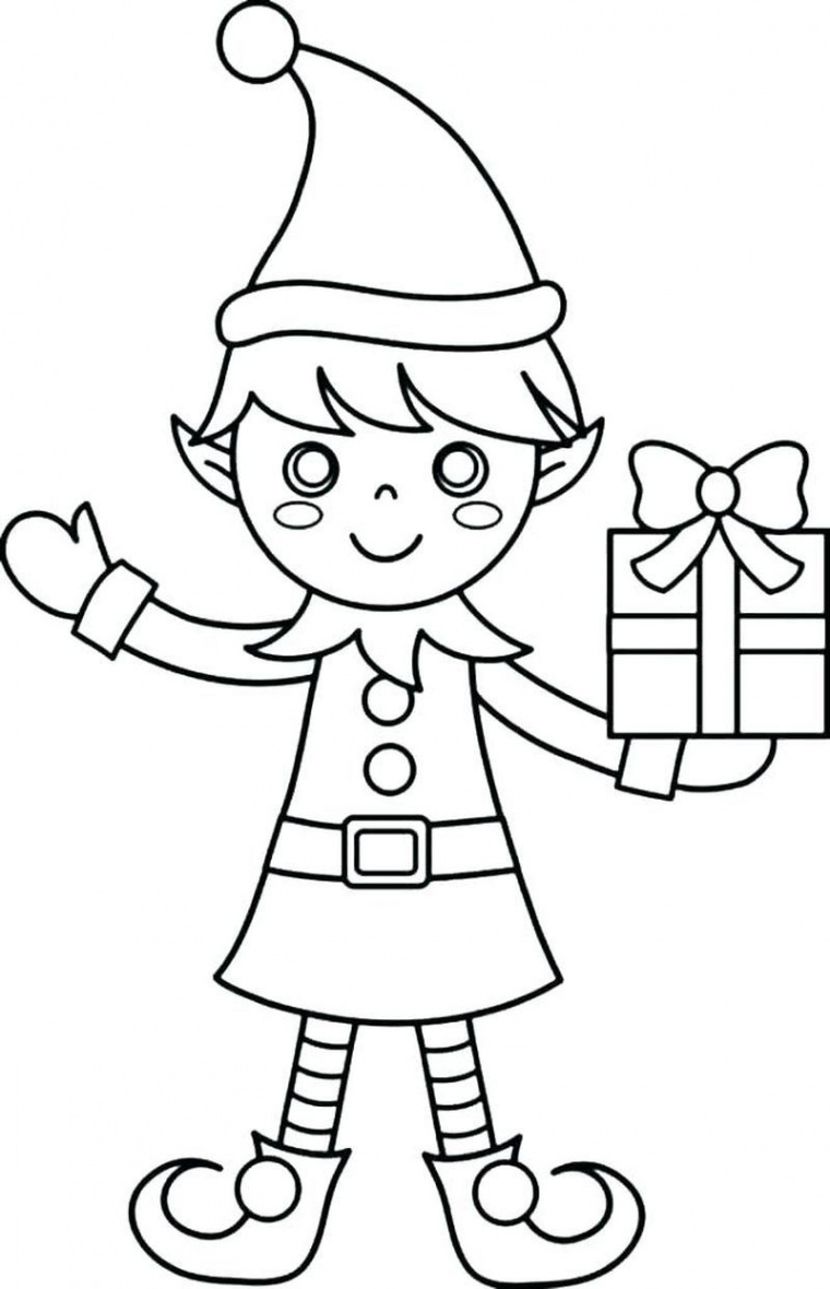 Elf On The Shelf Coloring Pages PDF (Complete) - Coloringfolder