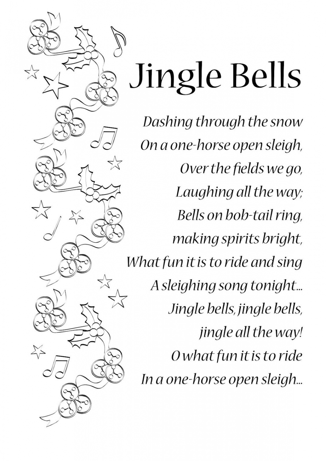 ENGLISH SONGS AND RHYMES: LYRICS  Christmas songs lyrics