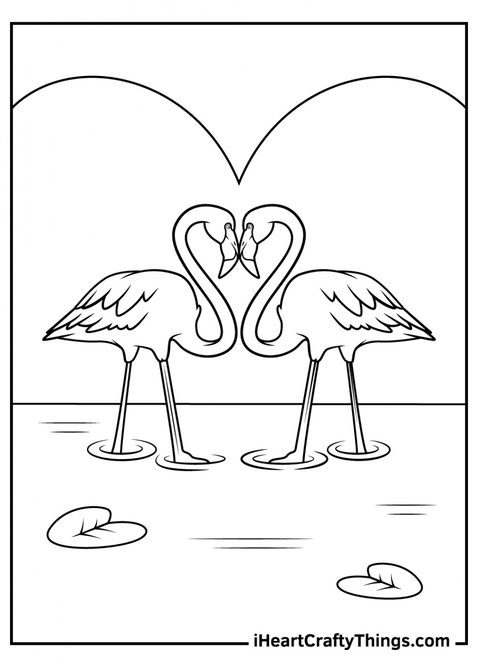 Flamingos Coloring Pages (% Free Printables)