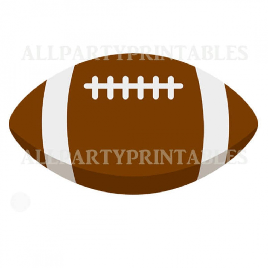 Football Printables Football Football Clipart Football - Etsy