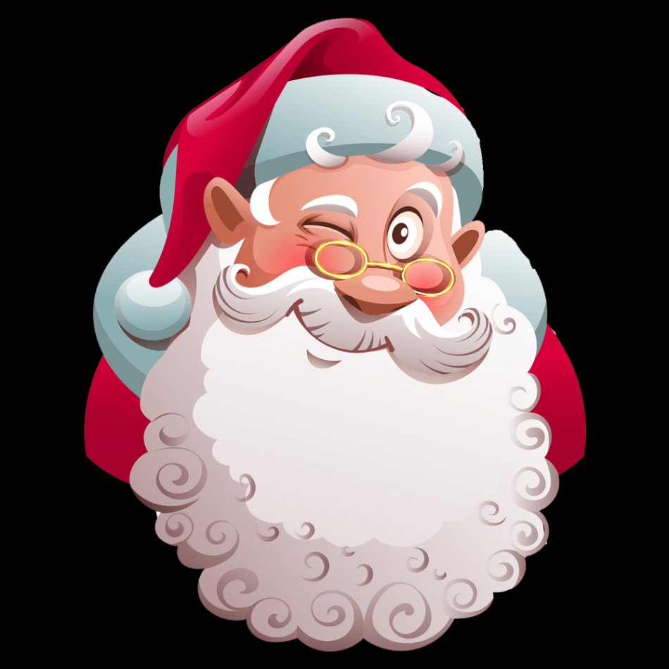 Free & Cute Santa Face Clipart For Your Holiday Decorations - Tulamama