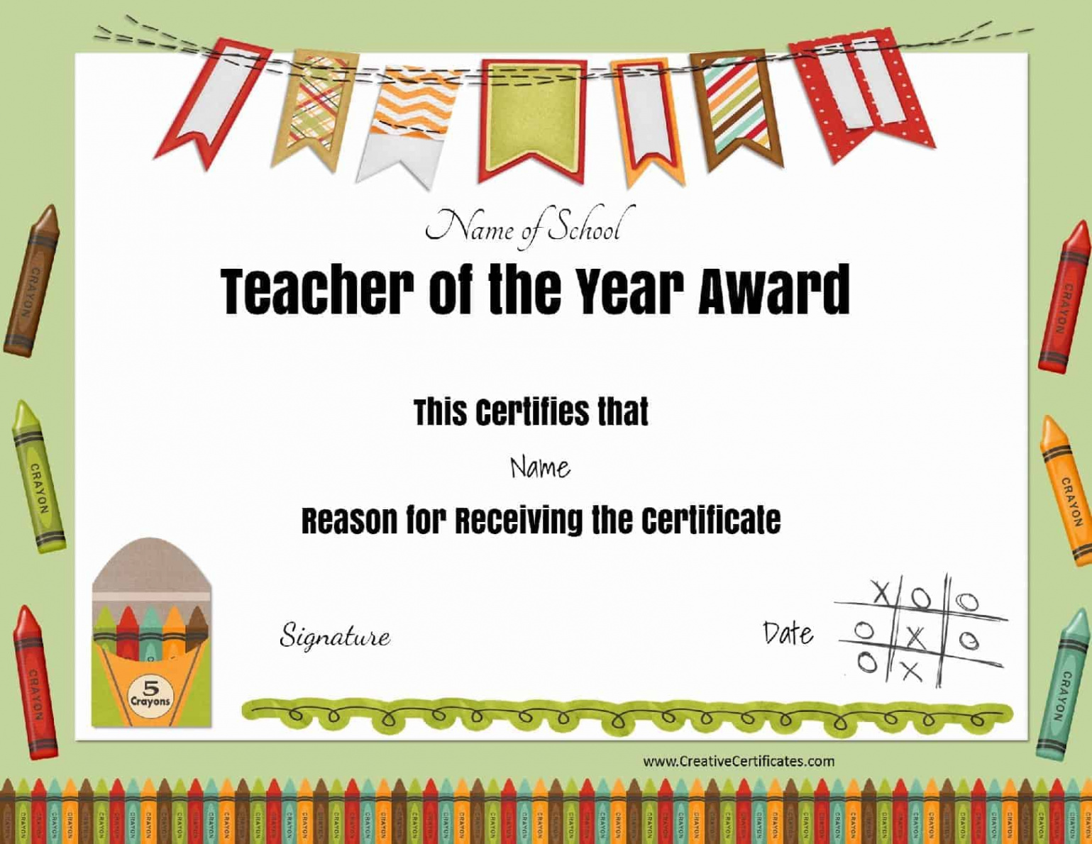 Free certificate of appreciation for teachers  Customize online