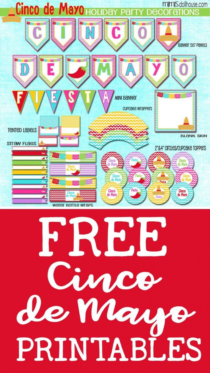 FREE Cinco de Mayo Printables  Cinco de mayo, Cinco de mayo party