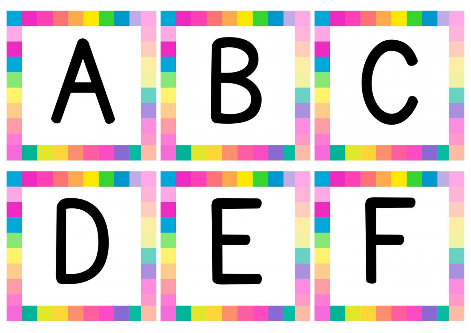 Free customizable alphabet flashcard templates  Canva