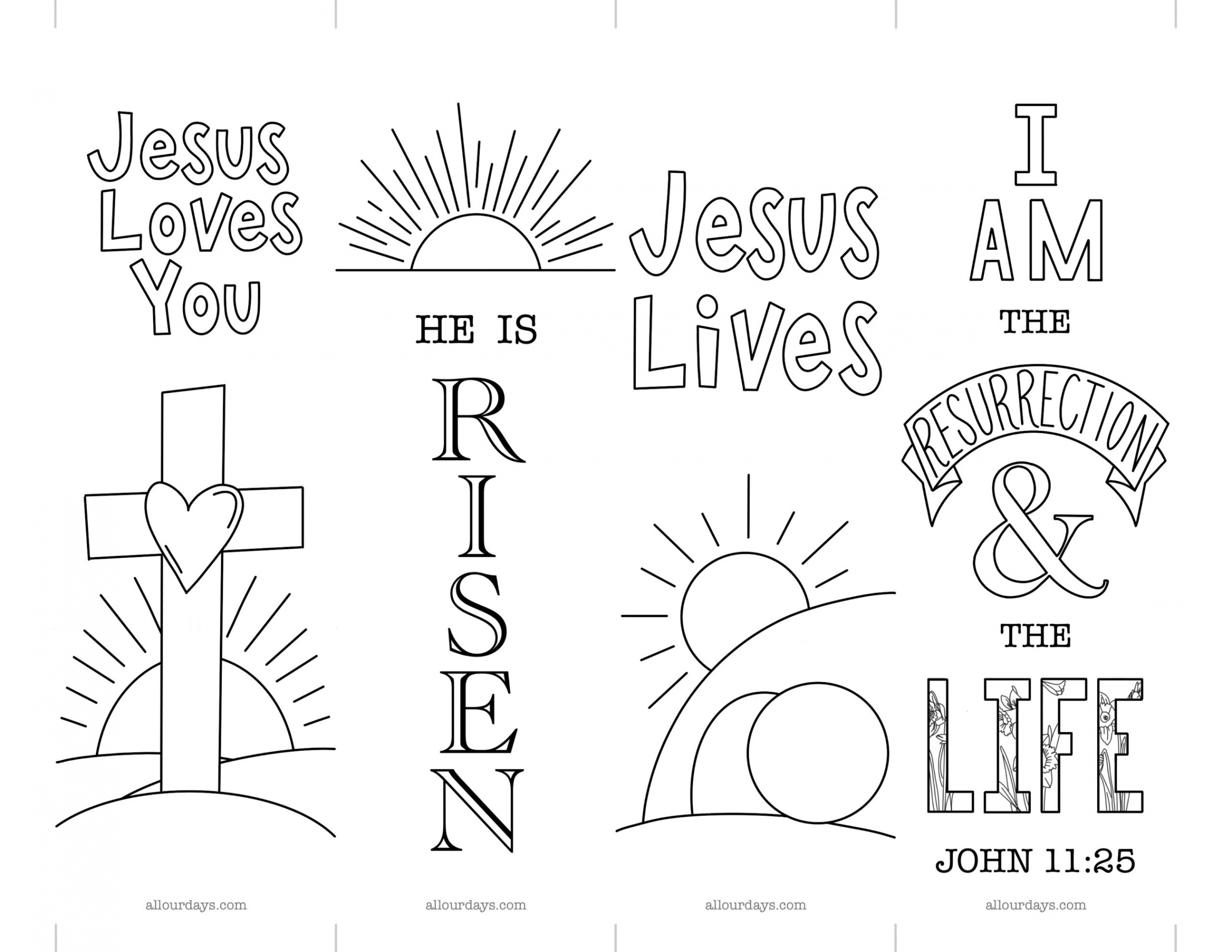 Free Easter Printables, Jesus