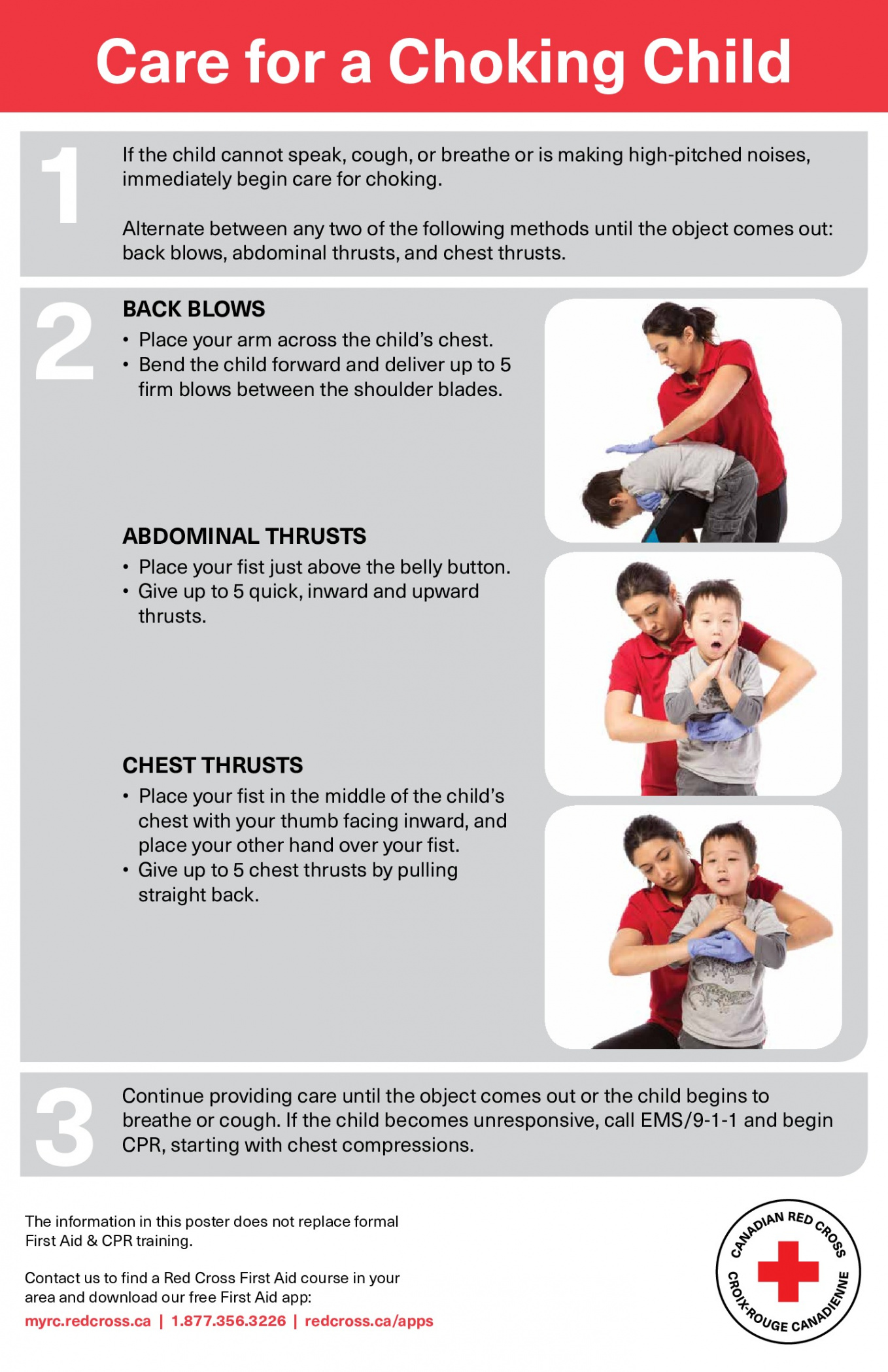 Free First Aid Red Cross Choking Child Labor Law Poster