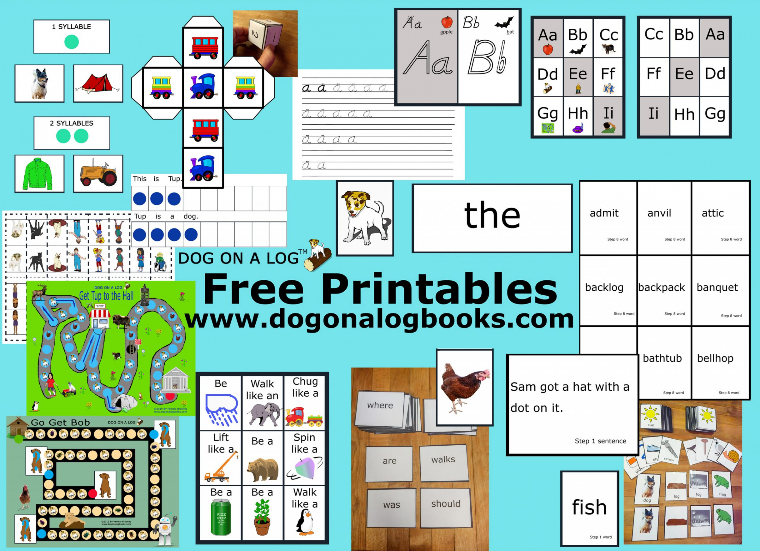 Free Phonics and Dyslexia Printables for Learning to Read