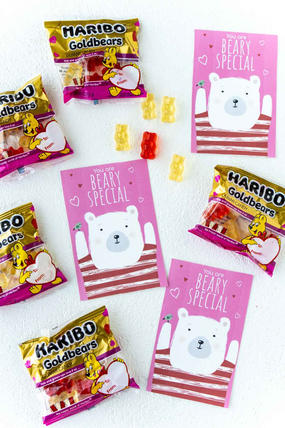 Free Printable Bear Valentine and Gift Ideas - Play Party Plan