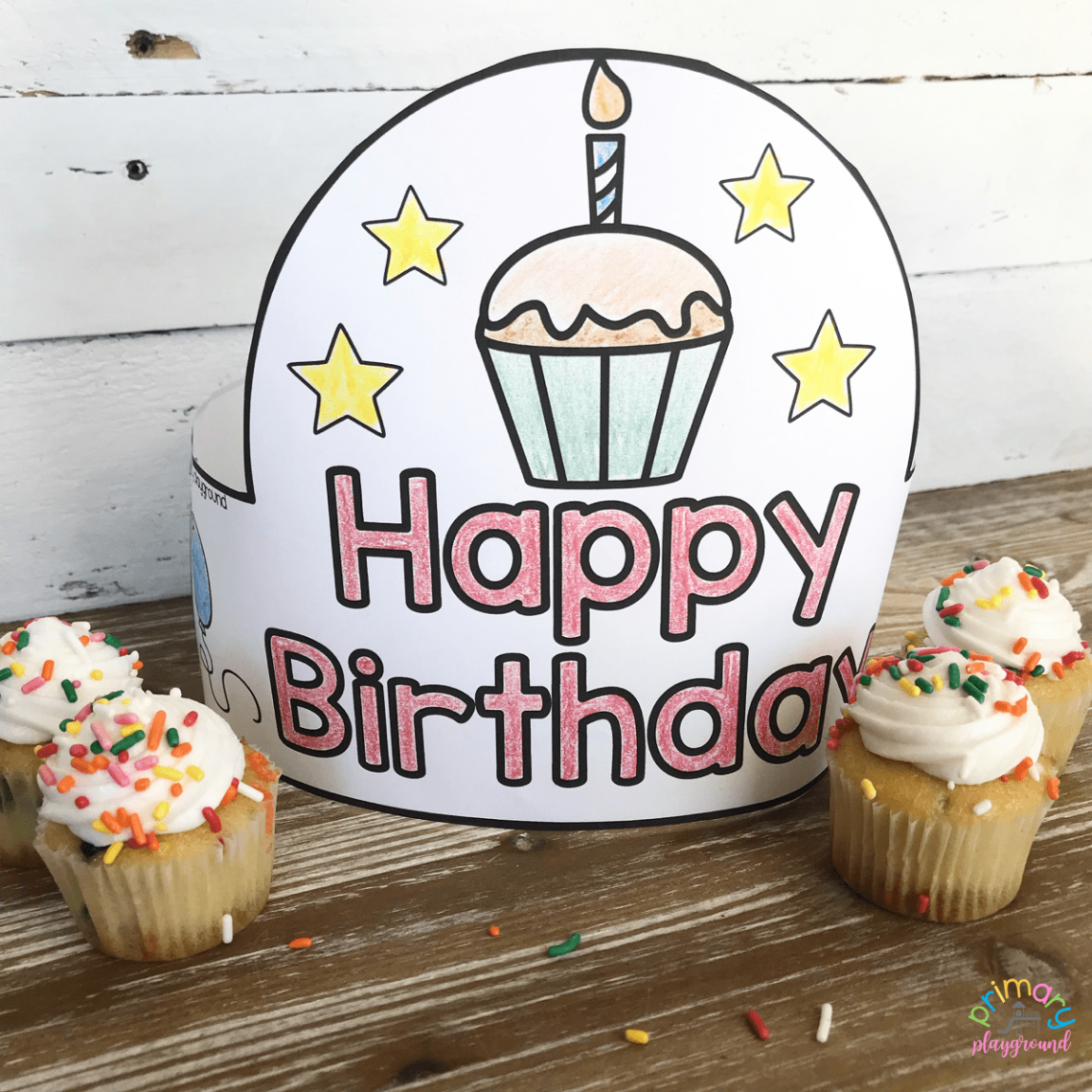 Free Printable Birthday Hat - Primary Playground