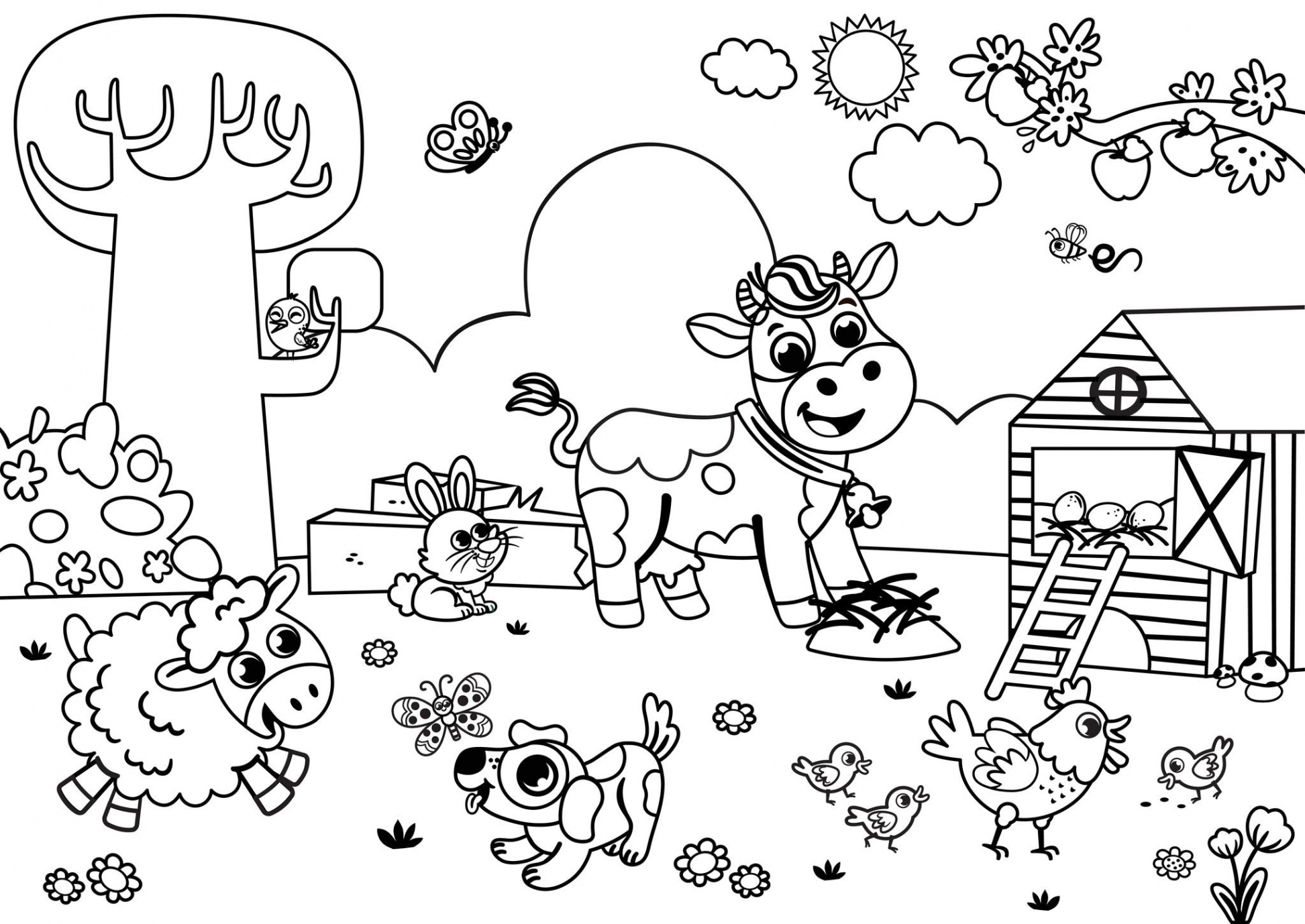 Free Printable Colouring Pages for Kids - McQueens Dairies