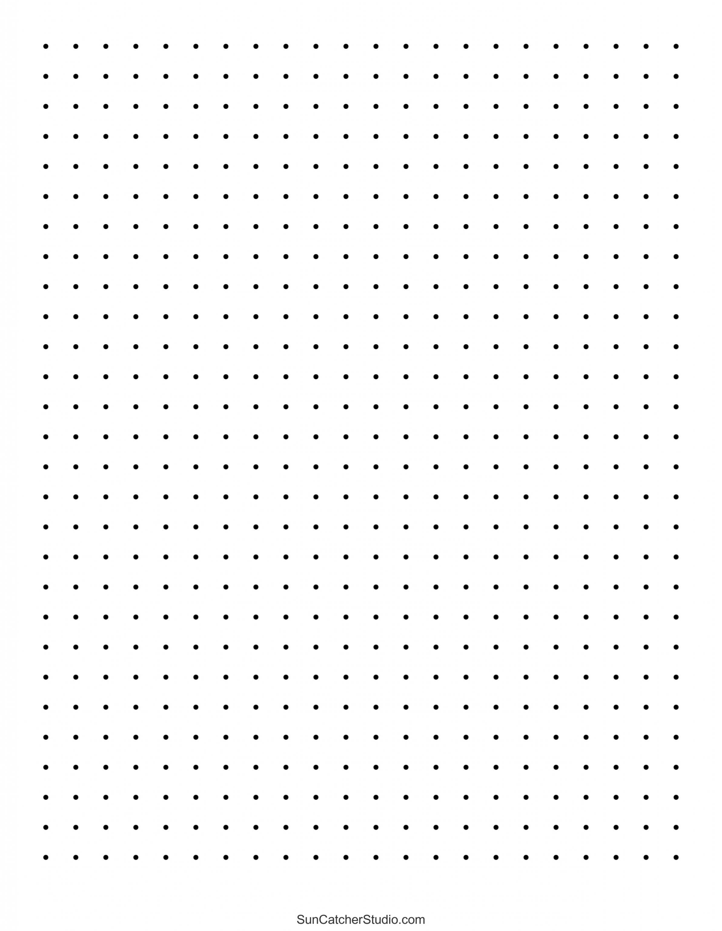 Free Printable Dot Paper: Dotted Grid Sheets (PDF & PNG) – DIY