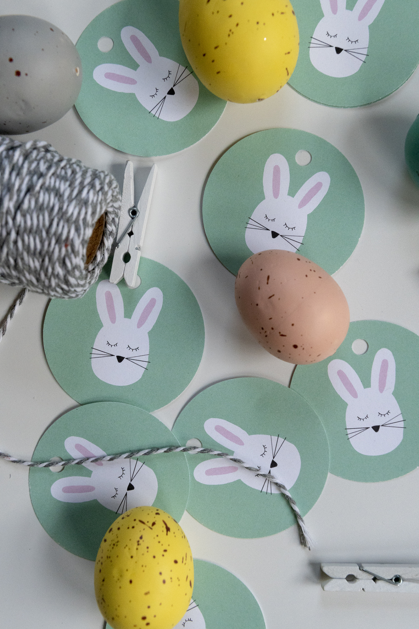 Free Printable Easter Bunny Gift Tags – FAKING IT FABULOUS