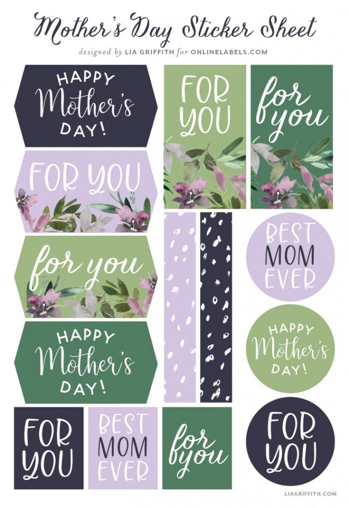 Free Printable Labels for Mother