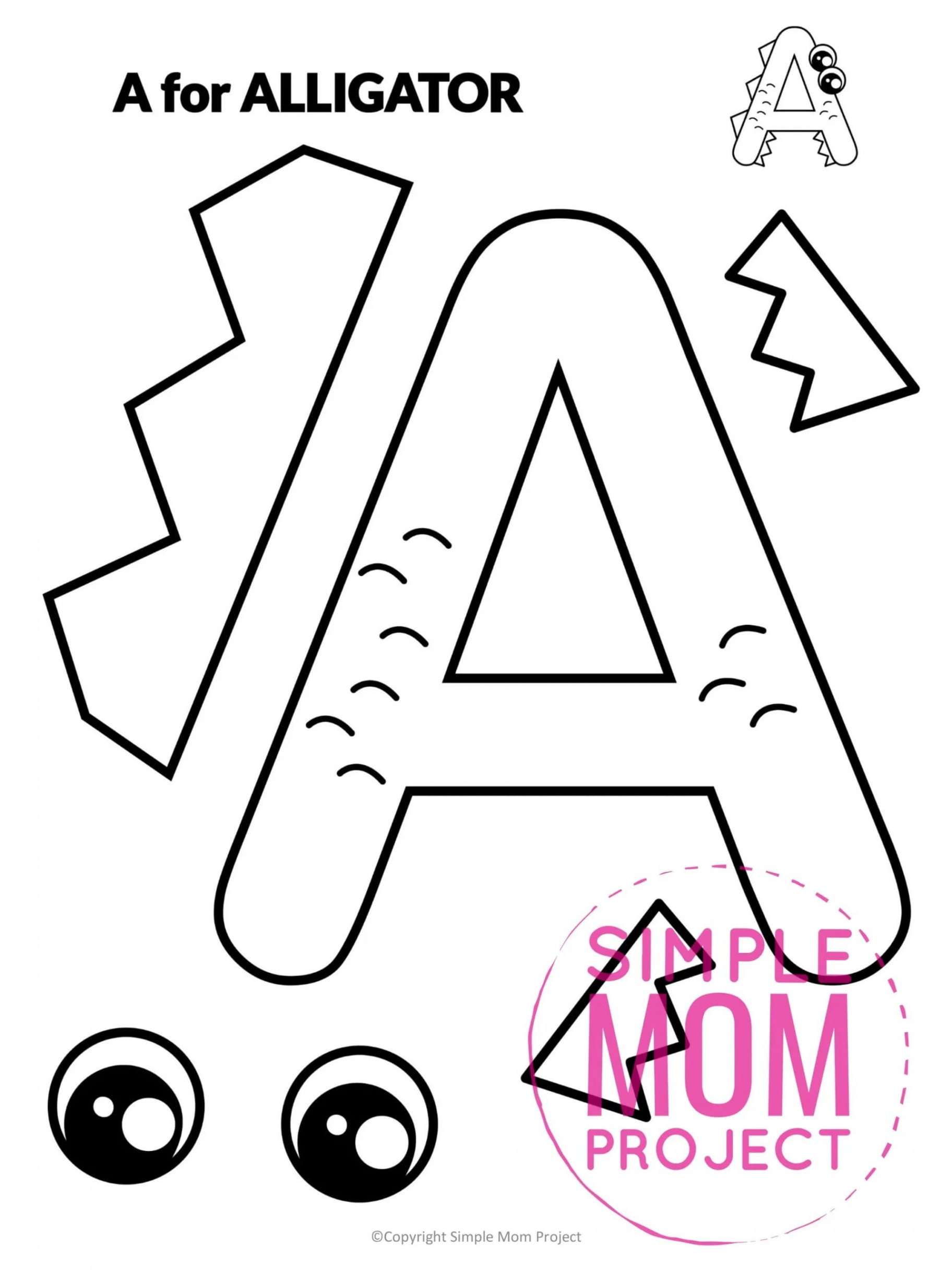 Free Printable Letter A Craft Template  Letter a crafts, Alphabet