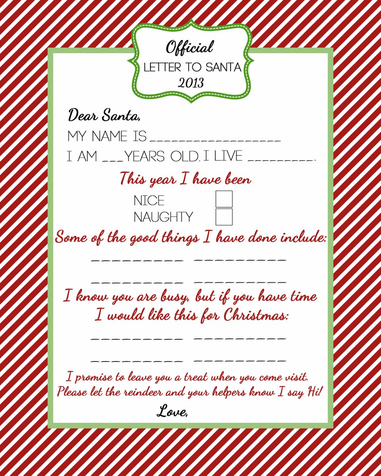 FREE PRINTABLE} Naughty or Nice - a delicate gift