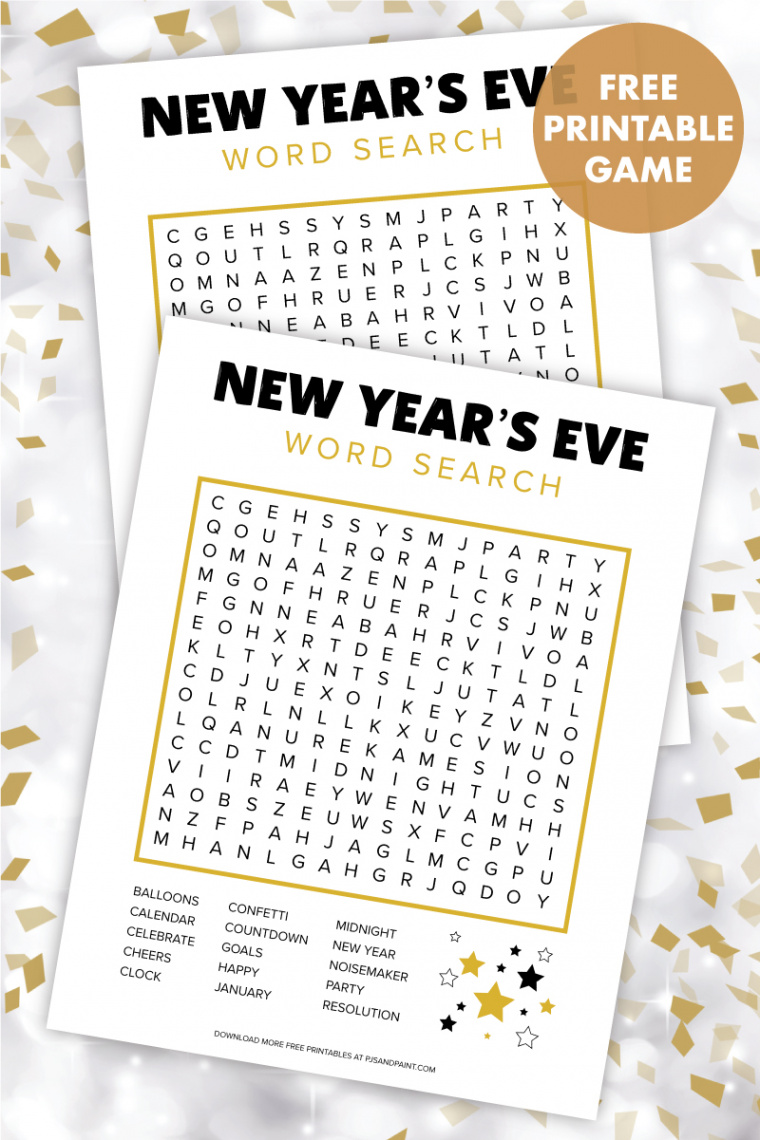 Free Printable New Year