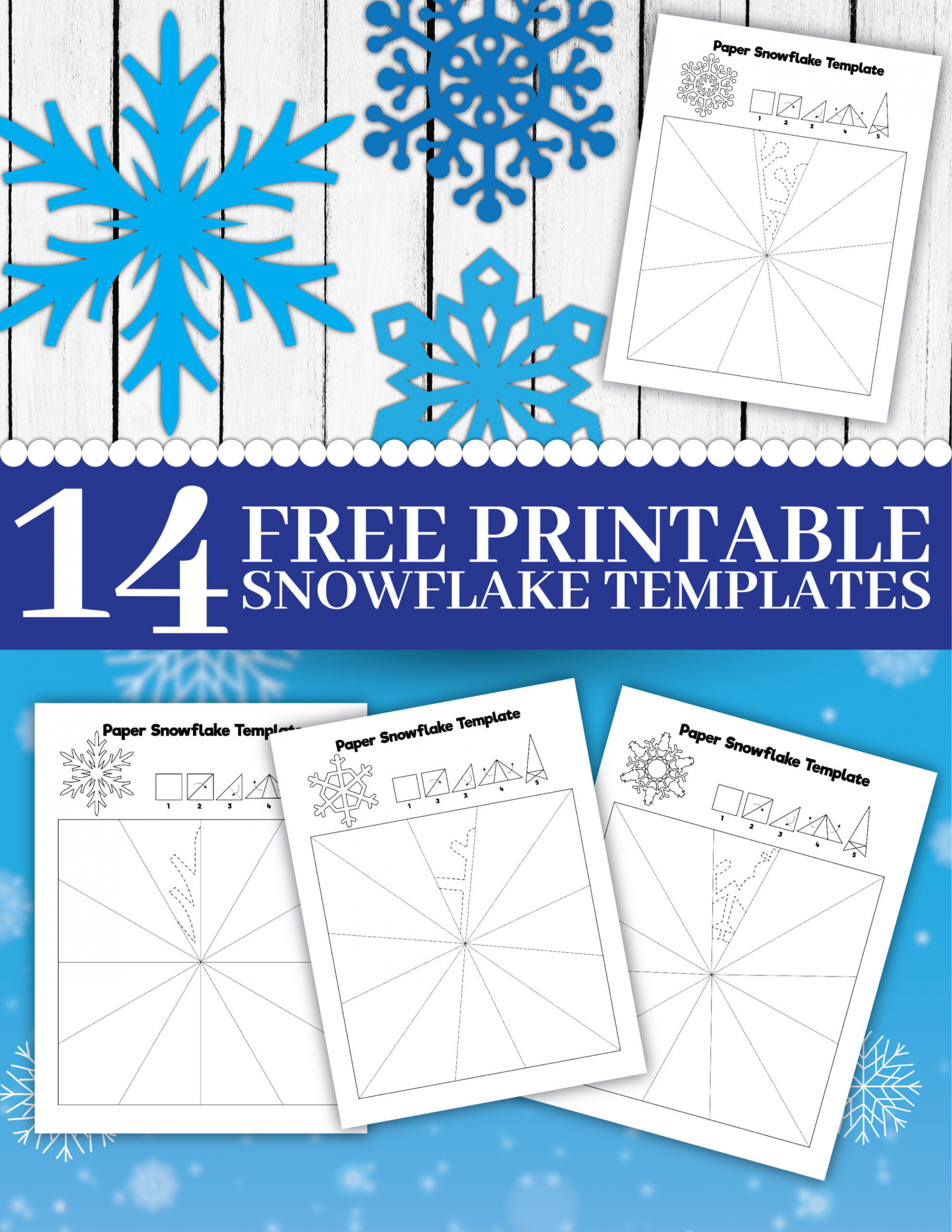 Free Printable Paper Snowflake Templates - Frugal Mom Eh!