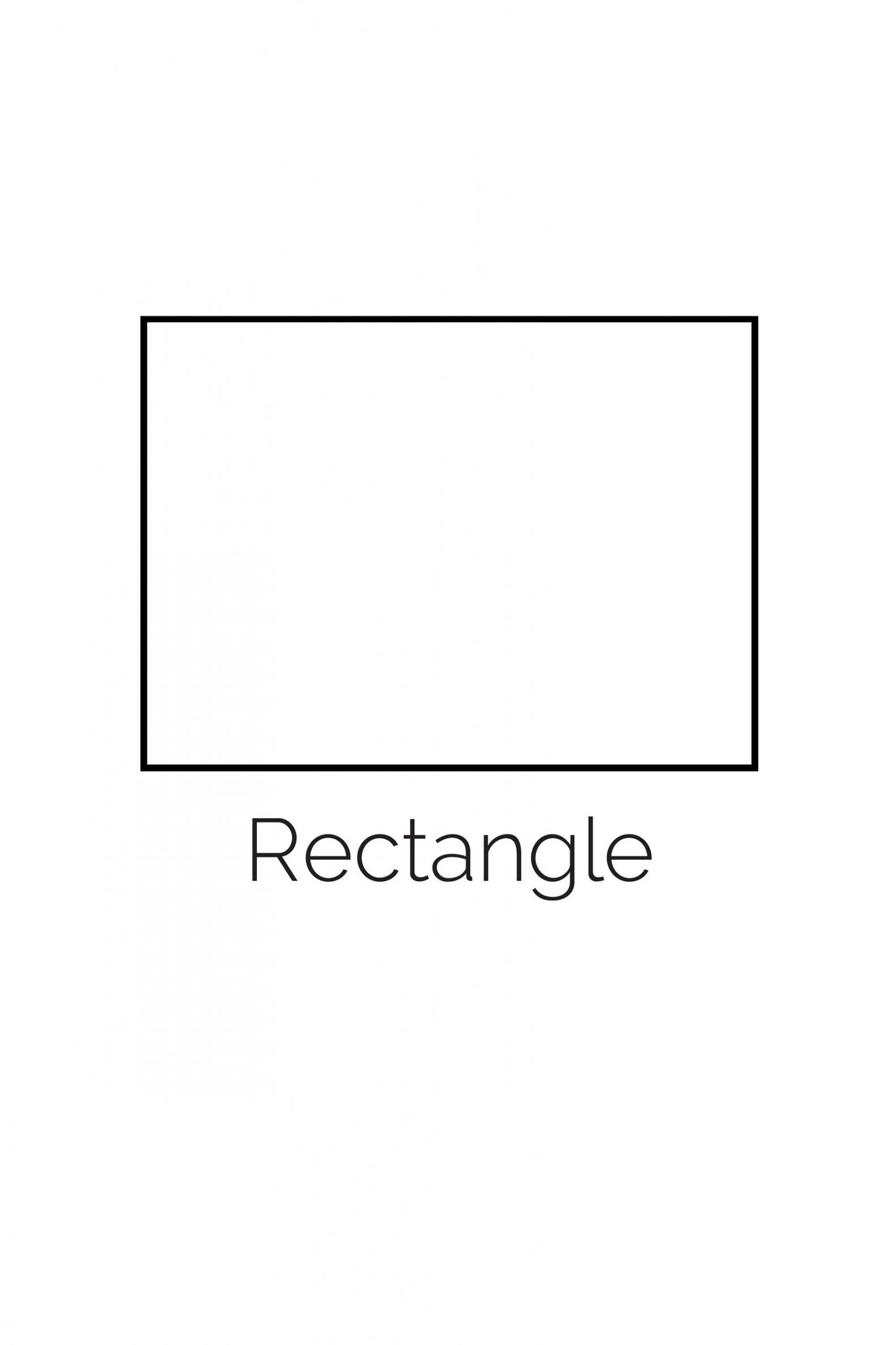 Free Printable Rectangle Shape - Freebie Finding Mom