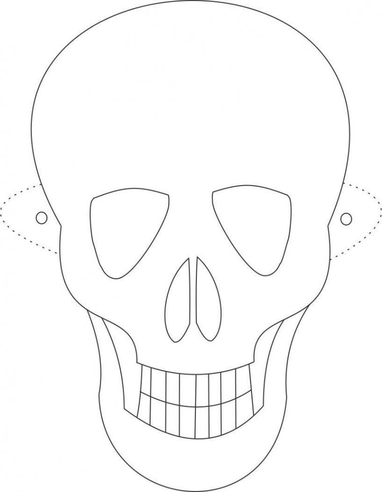 free printable skeleton masks  Skeleton mask, Skull coloring