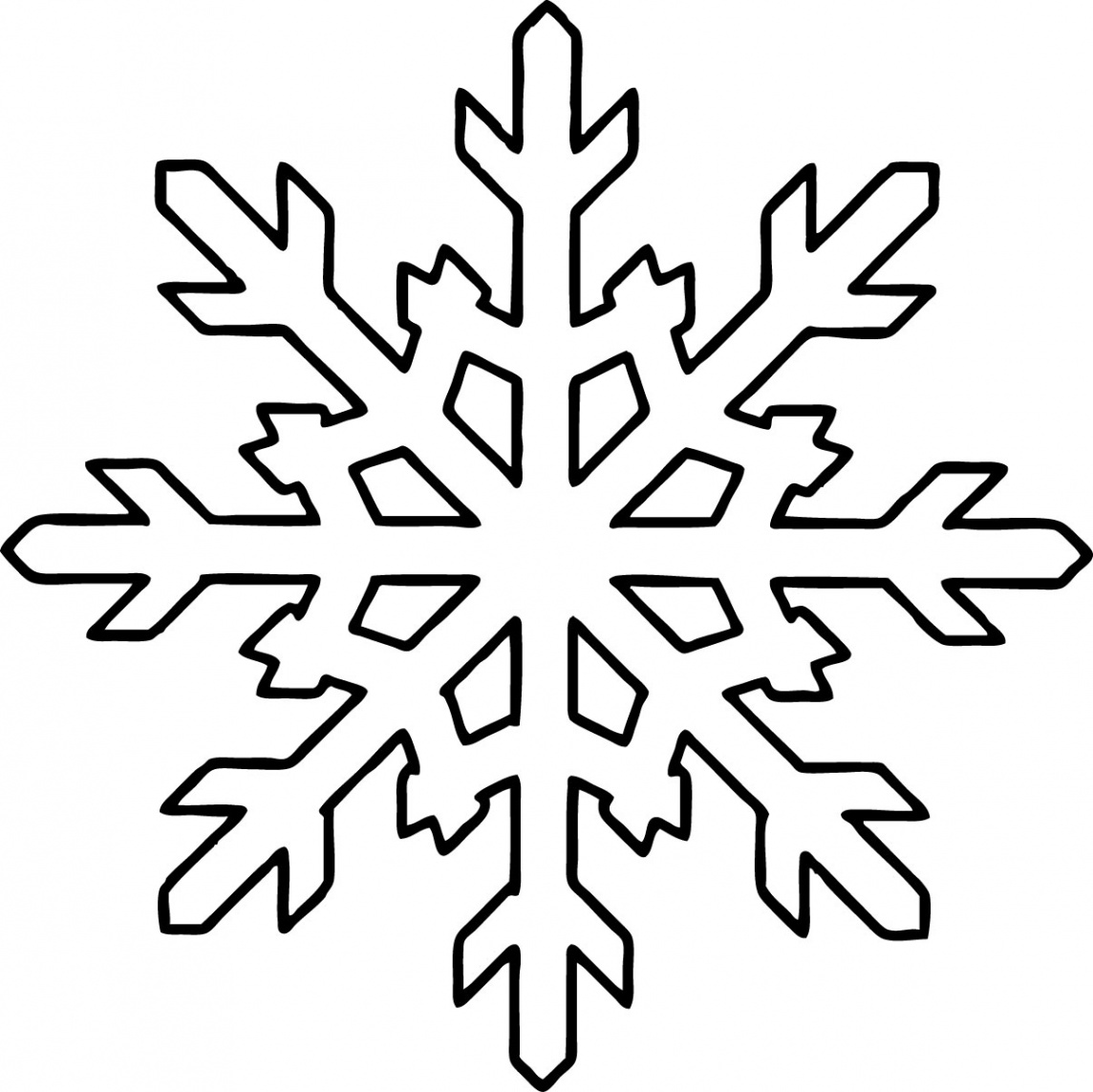 Free Printable Snowflake Coloring Pages For Kids