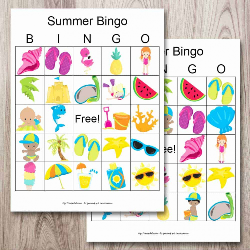 Free Printable Summer Bingo (low-prep boredom-buster) - The