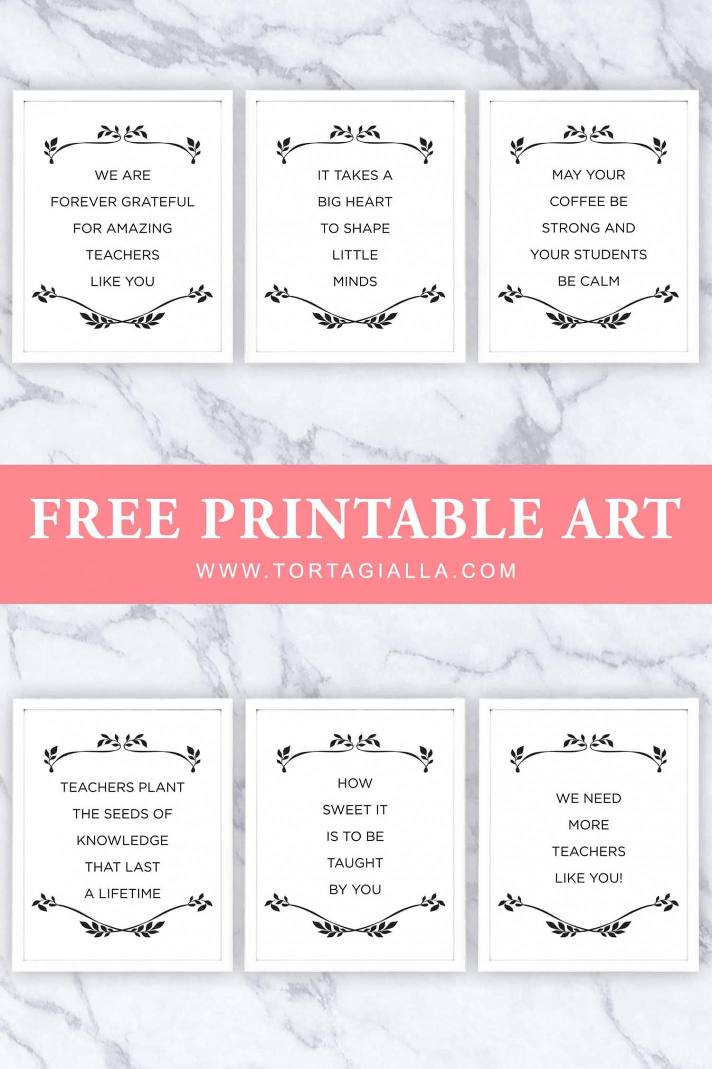 Free Printable Teacher Appreciation Quotes - tortagialla  Teacher