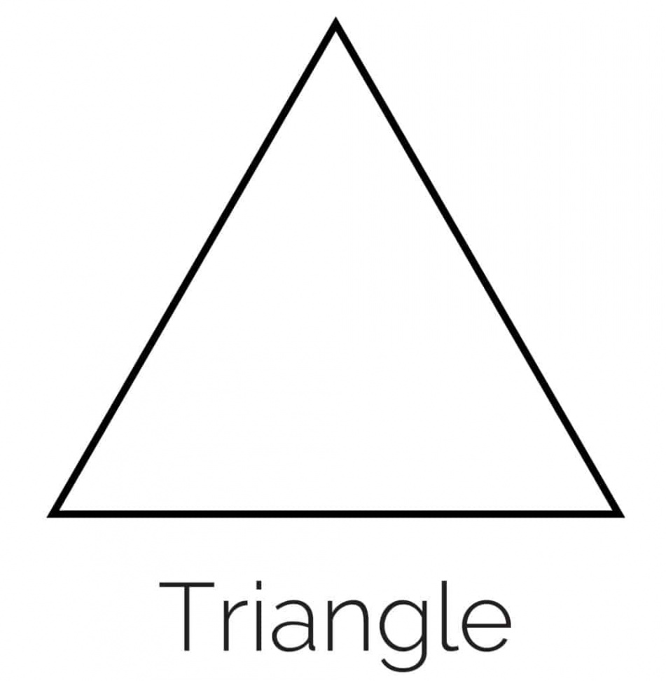 Free Printable Triangle Shape - Freebie Finding Mom