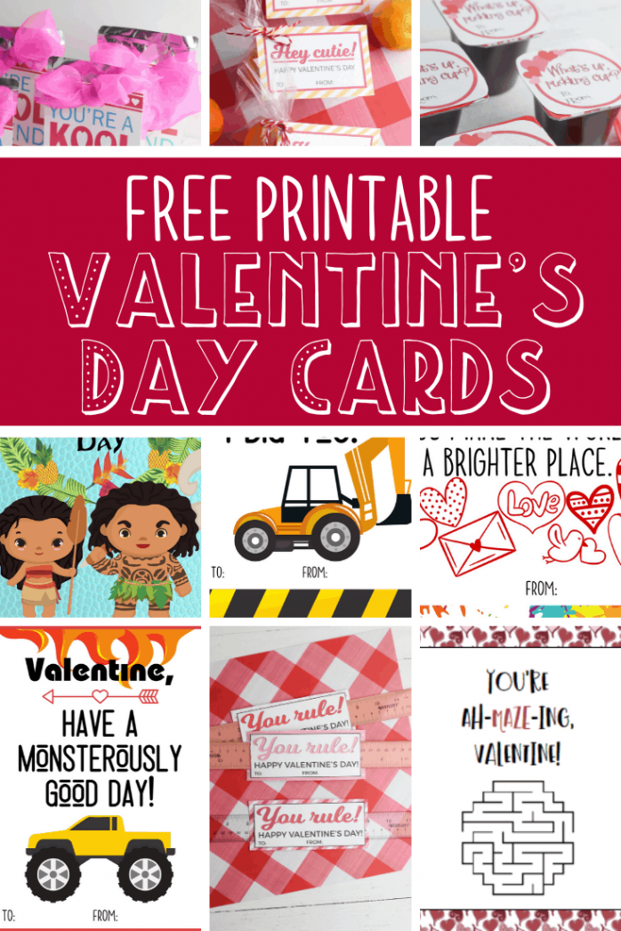 Free Printable Valentines Cards - Views From a Step Stool