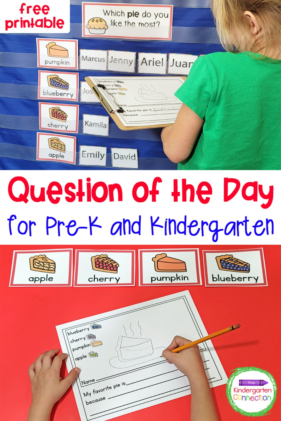 Free Question of the Day for Pre-K & Kindergarten